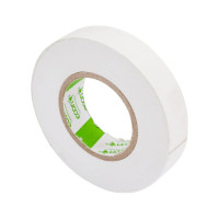 Изолента Econ 15 мм х 20 м, 0,15 мм, белый 15201504