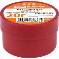 Флюс TDM ELECTRIC для пайки, паяльный жир активный, 20 г, банка, серия Алмаз SQ1025-0387