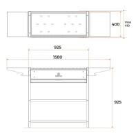 Мангал GRATAR Professional Optima PO 3000