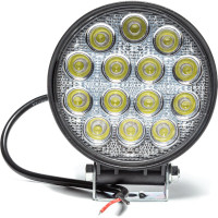 Фара рабочего света Автоэлектрика LED круглая, рассеянный (ближний) свет 09.1888