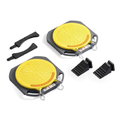 Круги поворотные (2 шт; г/п 3500 кг) KraftWell KRWTPL4