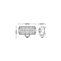 Фара рабочего света Автоэлектрика LED прямоугольная, направленный (дальний) свет 09.2021
