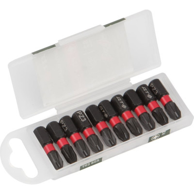 Бита ударная Дело Техники 1/4", PZ3 × 25 мм, 10шт. 793805