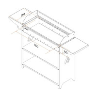 Мангал гриль Professional Standart Grill GRATAR PSG 3000