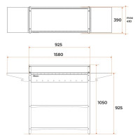 Мангал гриль Professional Standart Grill GRATAR PSG 3000