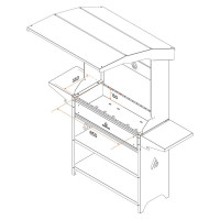 Мангал GRATAR Professional Optima ROOF POR 3000