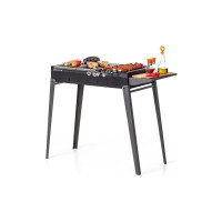 Складной мангал с боковой полкой GRATAR Классика МКЛ 750