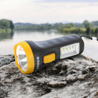 Светодиодный ручной фонарь ТРОФИ UB-101 универсальный на батарейках 1Вт 1 SMD+4 LED 1хAA Б0054034