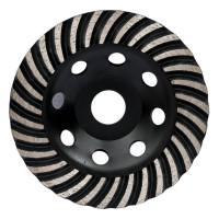 Алмазная шлифовальная чашка ТУРБО по бетону 125 мм Росомаха 123125