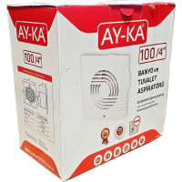 Вентилятор AY-KA диаметр 100 мм, с индикацией, белый 2510200