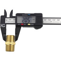 Ниппель латунный пневмо 1/2" НР, 5 шт HG 1644736