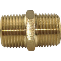 Ниппель латунный пневмо 1/2" НР, 5 шт HG 1644736