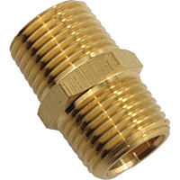 Ниппель латунный пневмо 1/2" НР, 5 шт HG 1644736