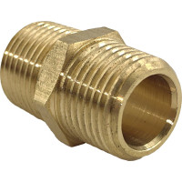 Ниппель латунный пневмо 1/2" НР, 5 шт HG 1644736