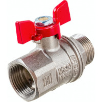Шаровой кран VALFEX PREMIUM для воды, 3/4" ВР/НР, бабочка VF.218.NB1.034.PREMIUM
