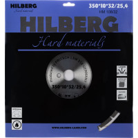 Диск алмазный отрезной Hilberg 350x32/25.4 Hard Materials Laser HM108/32