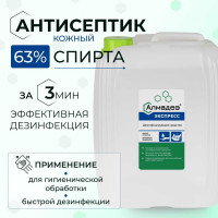 Антисептик для рук АЛМАДЕЗ Экспресс 5 л евро канистра АЭ-506