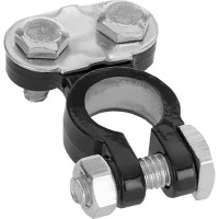 Клемма Alca для АКБ под планку  свинец черная в блистере 509120