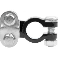 Клемма Alca для АКБ под планку  свинец черная в блистере 509120