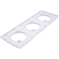 Рамка Bylectrica 3-х местная, серия ПРОВАНС квадрат, белый ЮЛИГ.735212.500