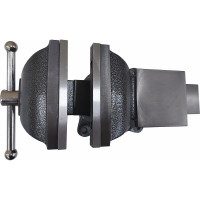 Слесарные тиски GRIFF 100 мм, серия PRO, поворотные, стальные, с наковальней g164024