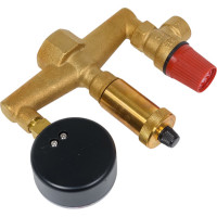 Группа безопасности котла MVI 1" с манометром, предохранительным клапаном SE.510.06