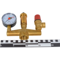 Группа безопасности котла MVI 1" с манометром, предохранительным клапаном SE.510.06