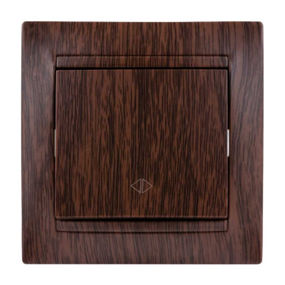 1-клавишный перекрестный выключатель TDM ELECTRIC 10А венге Лама SQ1815-0436