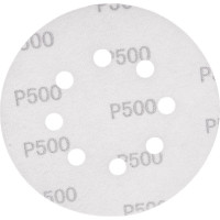 Круг шлифовальный Purple PP627 (125 мм; 8 отверстий; Р500; 100 шт) Hanko PP627.125.8.0500