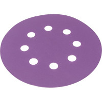 Круг шлифовальный Purple PP627 (125 мм; 8 отверстий; Р500; 100 шт) Hanko PP627.125.8.0500