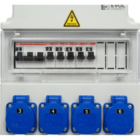 Щит с розетками навесной Combox 11 EVOL 0102-013-1