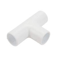 Тройник TDM ELECTRIC соединение для трубы 16 мм 5шт - цвет белый SQ0405-2021