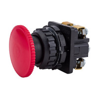 Выключатель TDM ELECTRIC кнопочный КЕ 021-У2-исп.2 гриб без фиксации красный 1з+1р 10A 660B IP40 SQ0753-0018