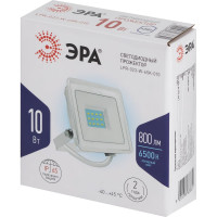 Прожектор светодиодный уличный ЭРА LPR-023-W-65K-010 10Вт 6500K IP65 белый Б0054639