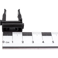 Крепеж-клипса для труб Строитель черная, д16, 100 шт. PR13.0394