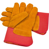 Утепленные перчатки Armprotect мутон, спилковые, комбинированные, львы, р10 SK410