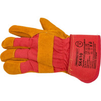 Утепленные перчатки Armprotect мутон, спилковые, комбинированные, львы, р10 SK410