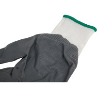 Перчатки с нитриловым обливом Русский Мастер, фиолетовый/серый, качество А, р.L/9, 2 шт. РМ-70730