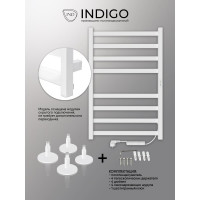 Полотенцесушитель INDIGO Oktava Slim 3 electro 80/50 таймер, скрытый монтаж, универсальное подключение R/L LСLOKS3E80-50WMRt