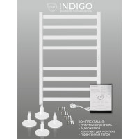 Полотенцесушитель INDIGO Oktava Slim 3 electro 80/50 таймер, скрытый монтаж, универсальное подключение R/L LСLOKS3E80-50WMRt