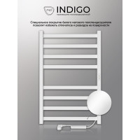 Полотенцесушитель INDIGO Oktava Slim 3 electro 80/50 таймер, скрытый монтаж, универсальное подключение R/L LСLOKS3E80-50WMRt