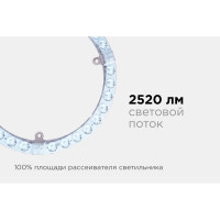 Светодиодный модуль со встроенным драйвером Apeyron 230В, 28Вт, smd2835, 2520Лм, 6500К, ø218x16мм 02-64