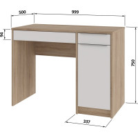 Письменный стол Атмосфера Нордик Исполнение 2 00-00017837
