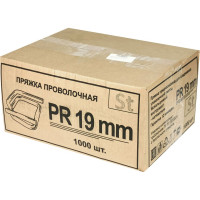 Пряжка Кордленд стальная, 19x35x3,5 мм, для ПП/ПЭТ ленты 19 мм, 1000 шт. PR-19 KREP-00185
