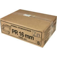 Пряжка Кордленд оцинкованная, 16x29x3 мм, для ПП/ПЭТ ленты 15-16 мм, 1000 шт. PR-16zn KREP-00183