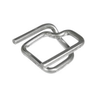 Пряжка Кордленд оцинкованная, 16x29x3 мм, для ПП/ПЭТ ленты 15-16 мм, 1000 шт. PR-16zn KREP-00183