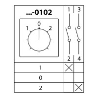 Переключатель направления TDM ELECTRIC КПУ11-10/0102 1-0-2 1р SQ0715-0124