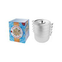 Манты-казан Демидовский 6 л., 4 сетки, d 26 МТ-112