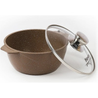 Кастрюля Мечта АП Гранит brown 1 л 41806