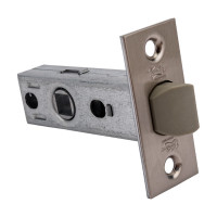 Межкомнатная пластиковая защелка Вантаж матовый никель Р45SN